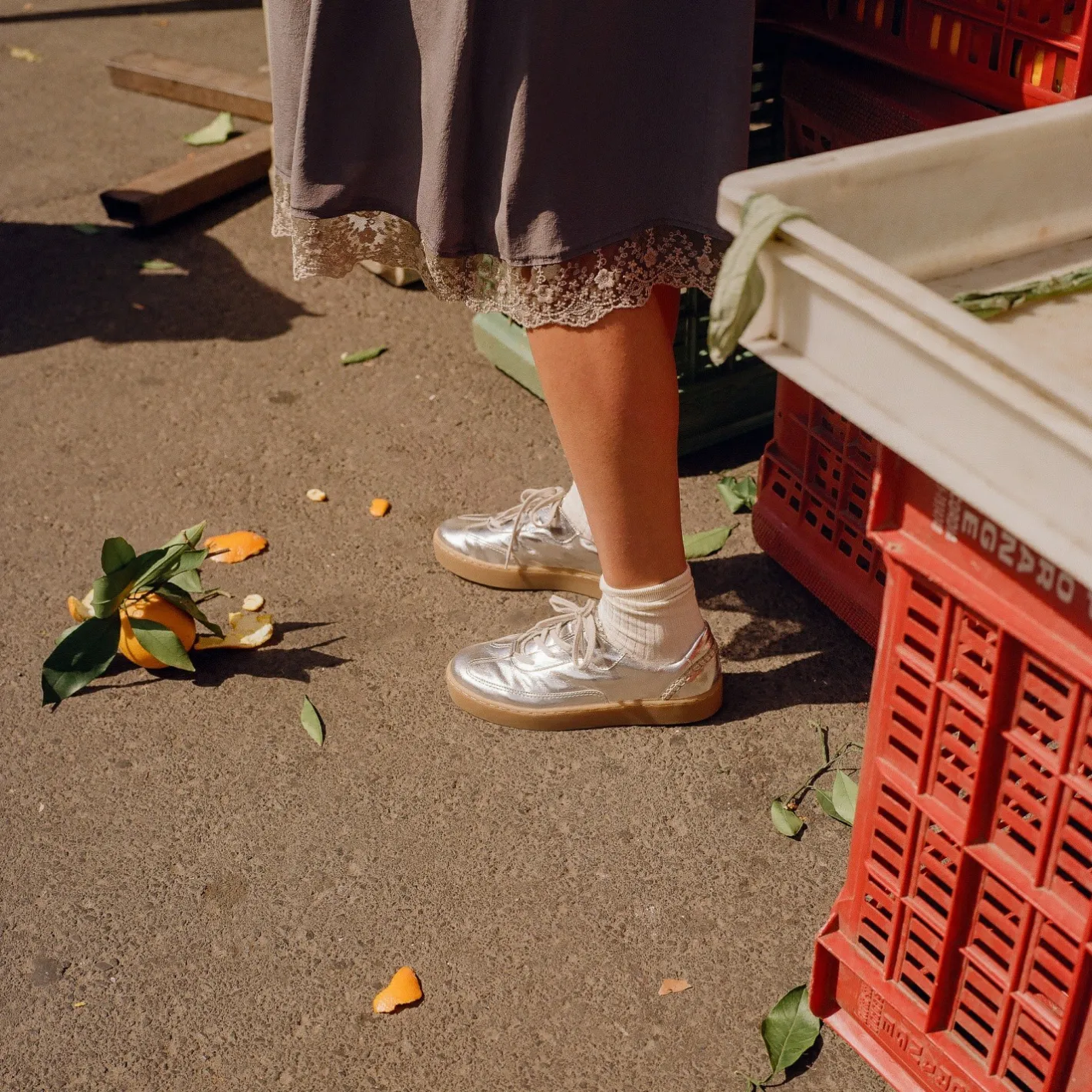 Balagan Aluf Sneakersy, Srebrny- Sneakersy