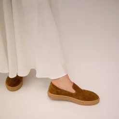 Balagan Biluyi Sneakersy, Ziemisty Welur- Sneakersy