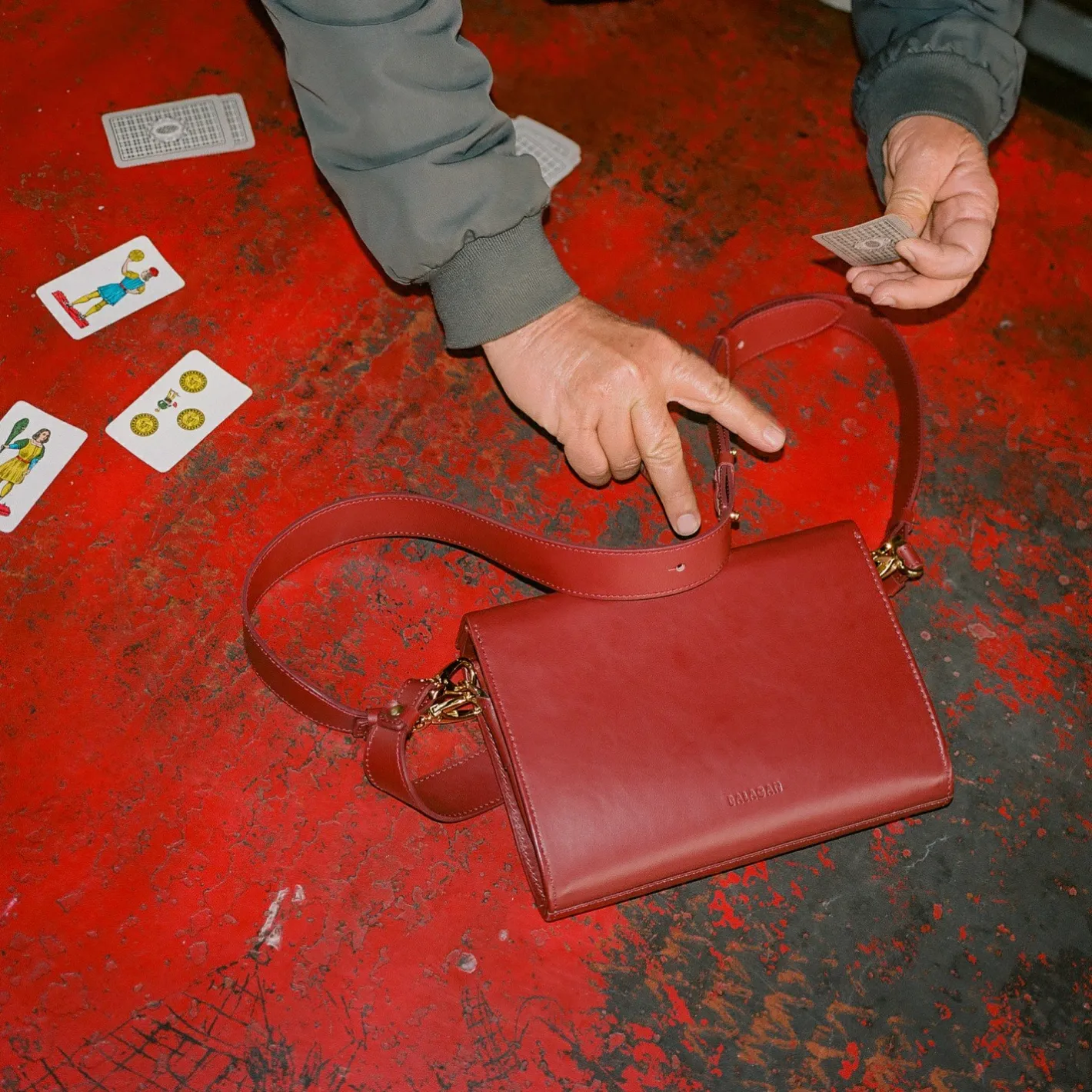 Balagan Gala Bag Torebka, Bordowy- Listonoszki