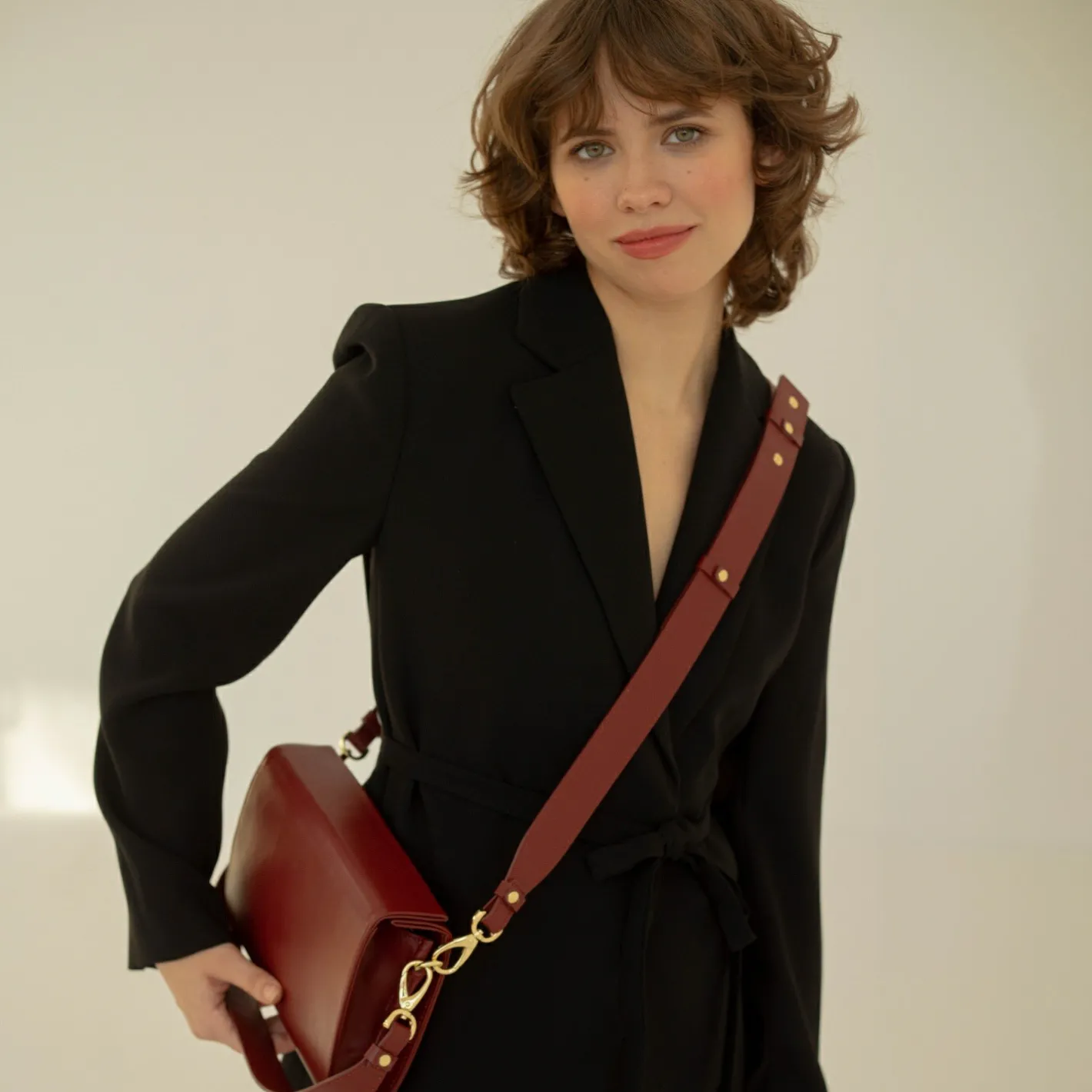 Balagan Gala Bag Torebka, Bordowy- Listonoszki