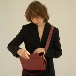 Balagan Gala Bag Torebka, Bordowy- Listonoszki