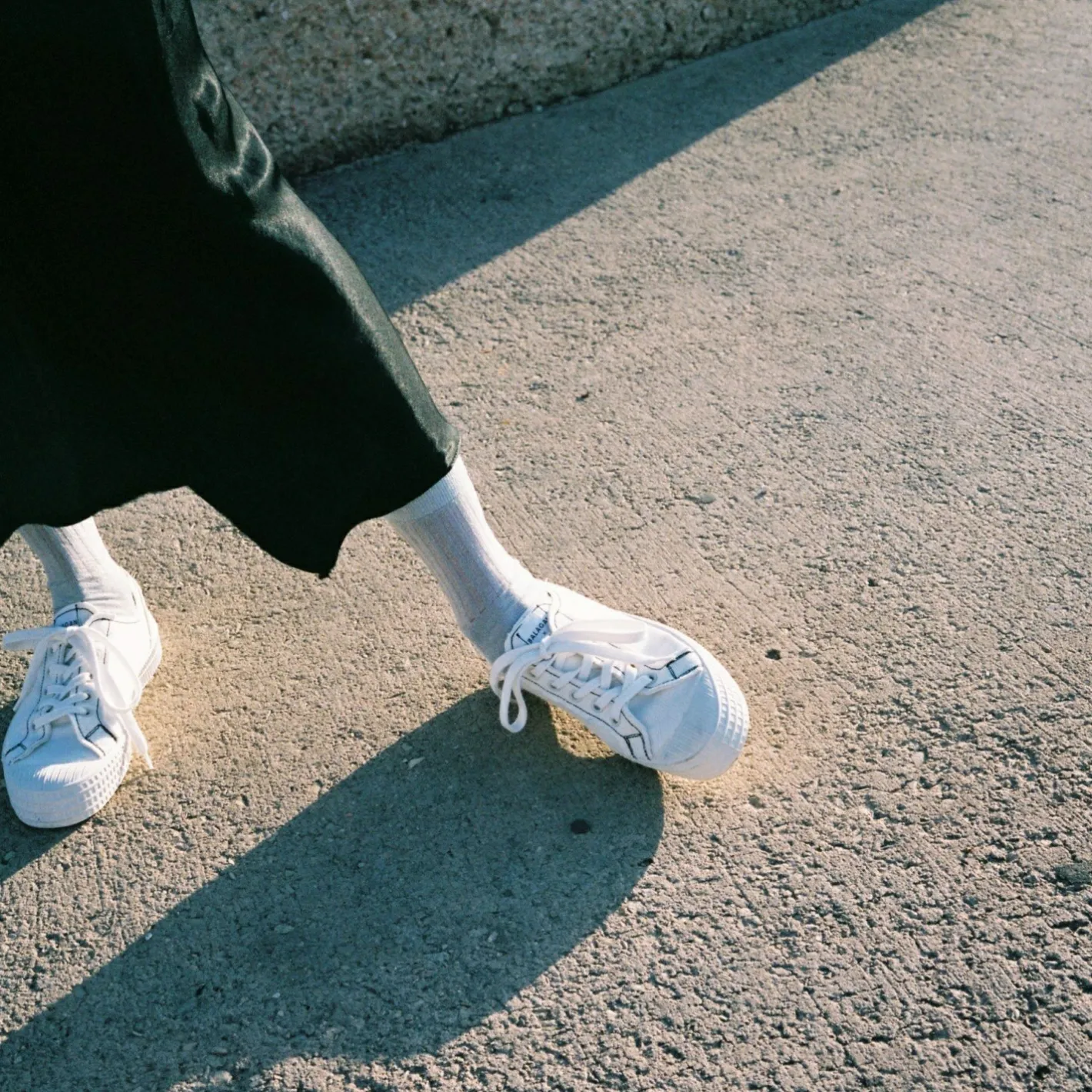 Balagan Novesta Star Master Sneakersy Damskie Vegan, Perlowy Z Czarna Nicia- Sneakersy