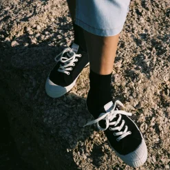 Balagan Novesta Star Master Sneakersy Damskie Vegan, Czarne Na Bialym- Sneakersy