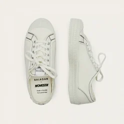 Balagan Novesta Star Master Sneakersy Meskie Vegan, Perlowy Z Czarna Nicia- Sneakersy