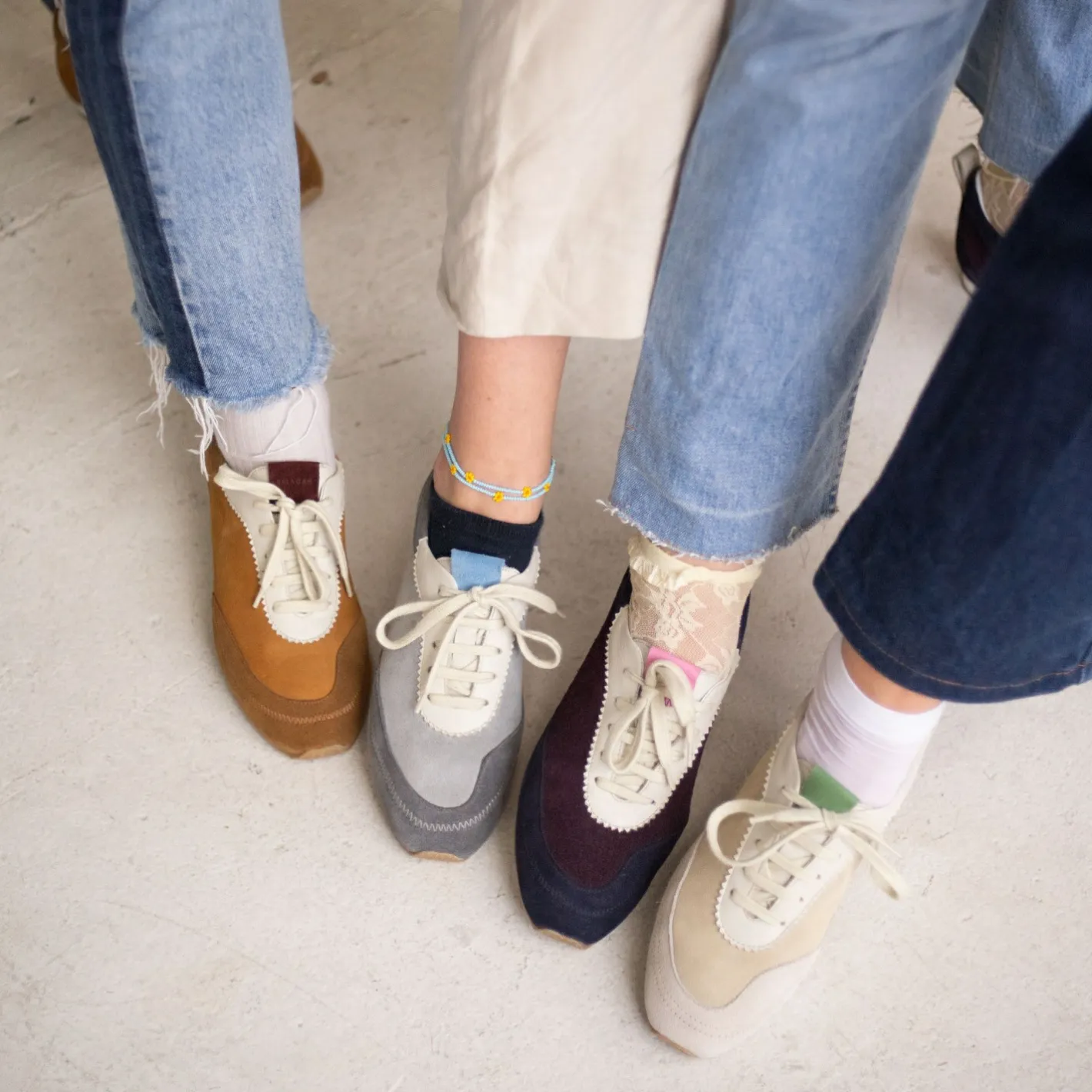 Balagan Ritza Sneakersy, Atramentowy Welur- Sneakersy