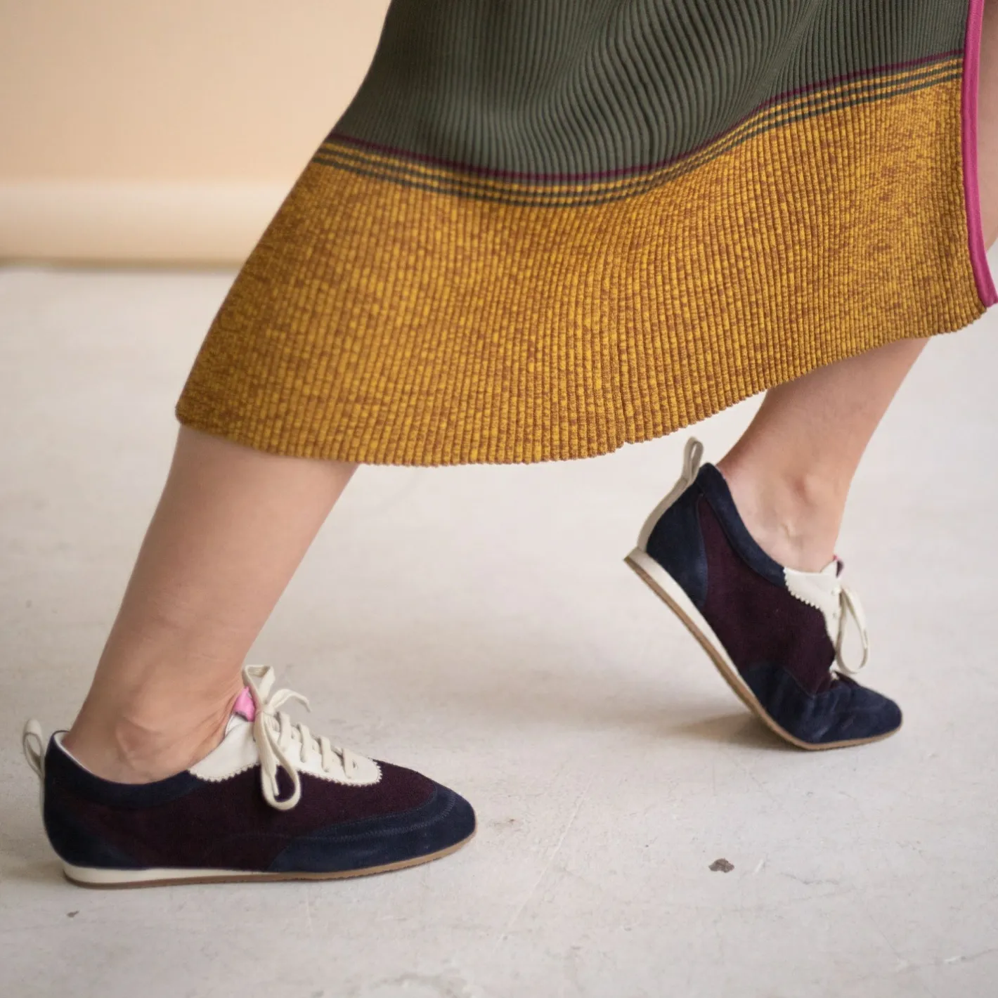 Balagan Ritza Sneakersy, Atramentowy Welur- Sneakersy