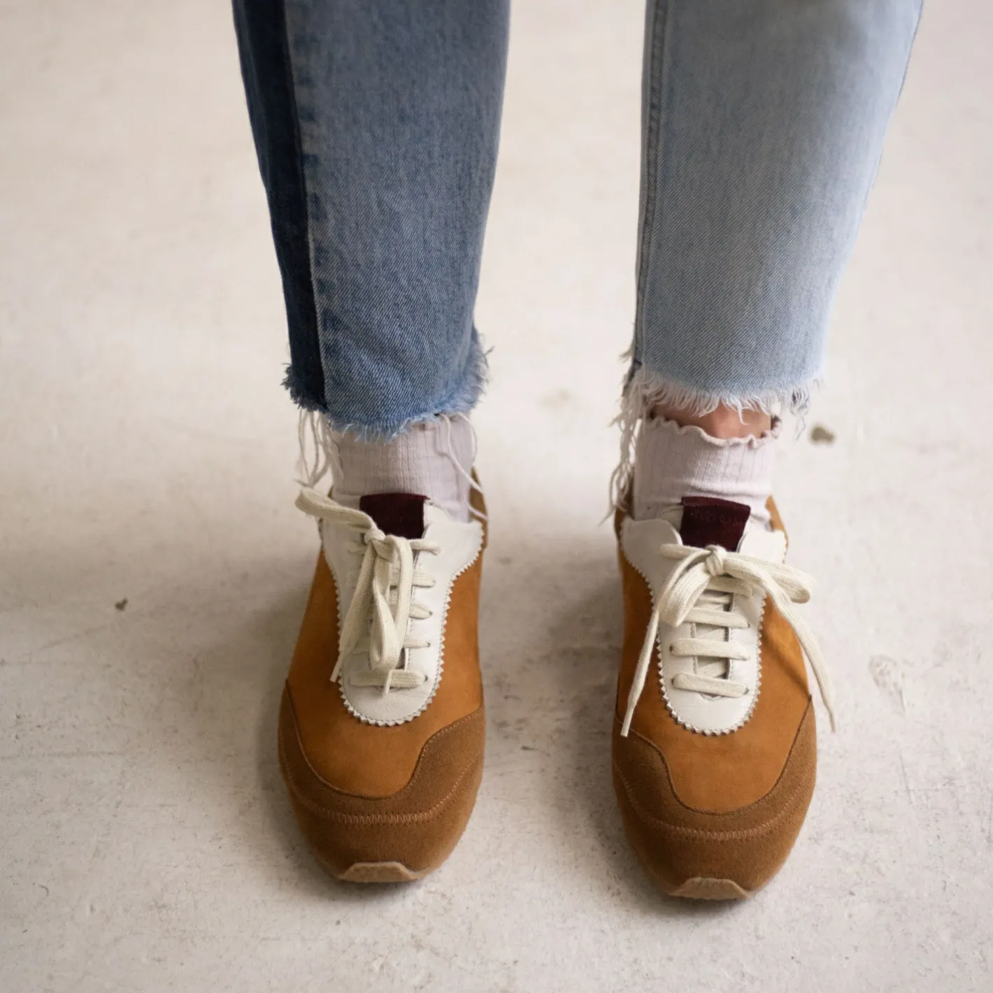 Balagan Ritza Sneakersy, Rudy Welur- Sneakersy