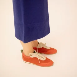 Balagan Ritza Sneakersy, Vintage Czerwony Nubuk- Sneakersy