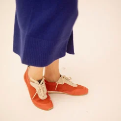 Balagan Ritza Sneakersy, Vintage Czerwony Nubuk- Sneakersy