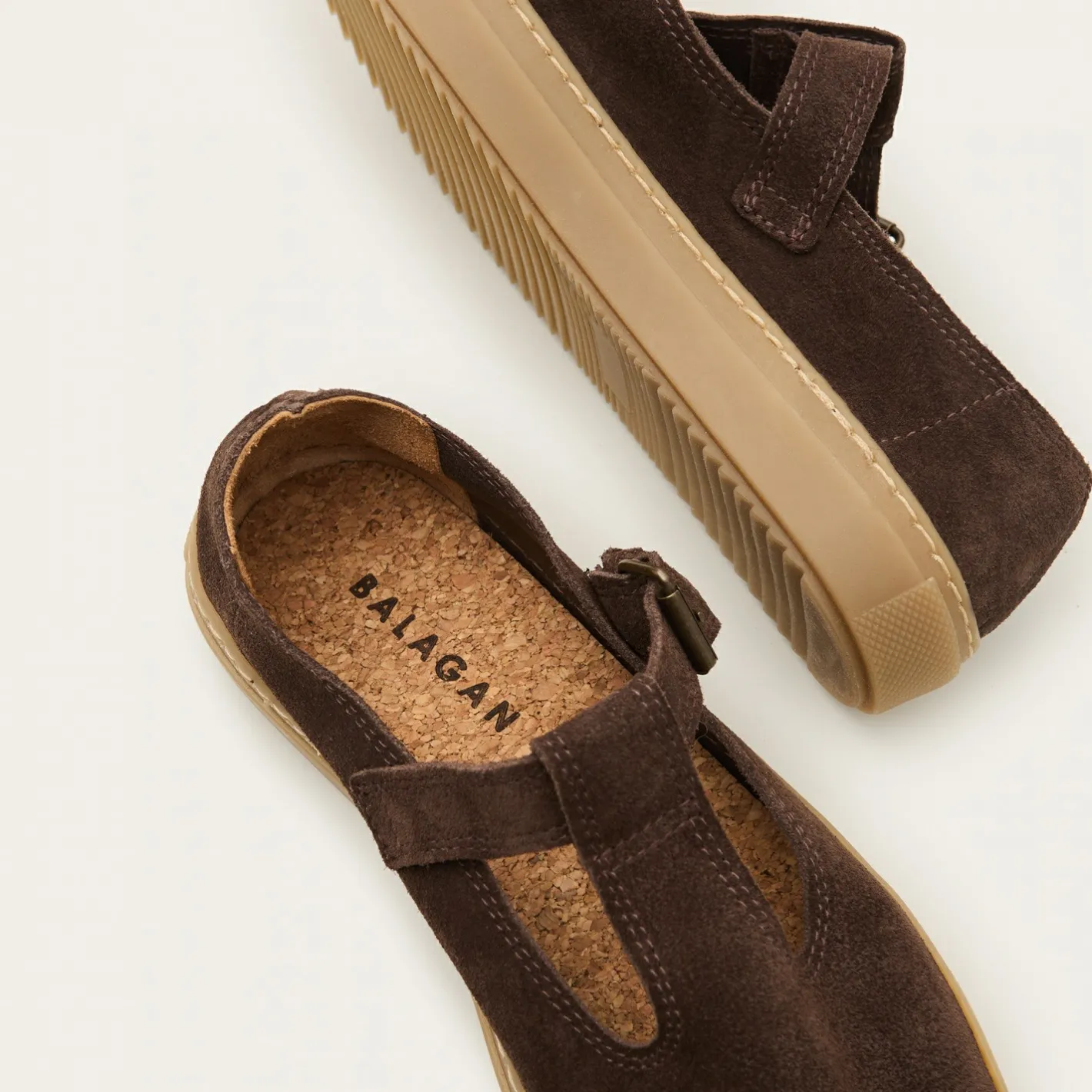 Balagan Sababa Sneakersy, Kawowy Welur- Sneakersy